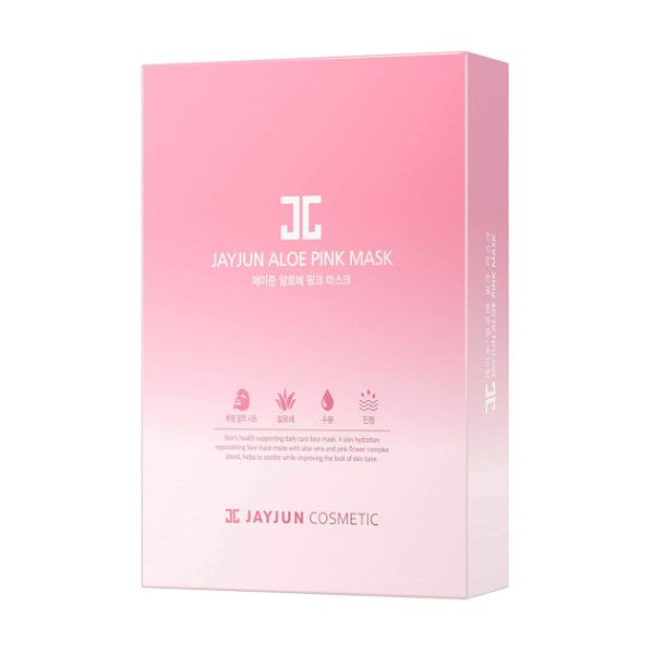 JAYJUN Aloe Pink Mask - 10pcs