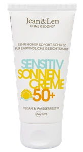 Jean & Len Sensitiv Sonnencreme Gesicht SPF 50