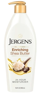 JERGENS Enriching Shea Butter Body Lotion, For Visibility Radiant Skin