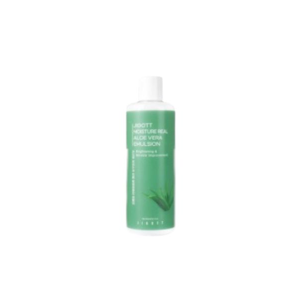 Jigott Moisture Real Aloe Vera Emulsion - 300ml