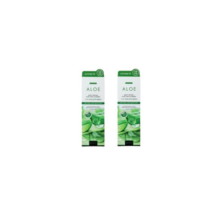 Jigott Natural Aloe Foam Cleansing - 180ml (2ea) Set