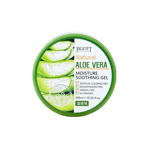 Jigott Natural Aloe Vera Moisture Soothing Gel - 300ml