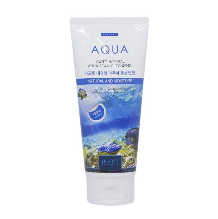 Jigott Natural Foam Cleansing  No.Aqua- 180ml