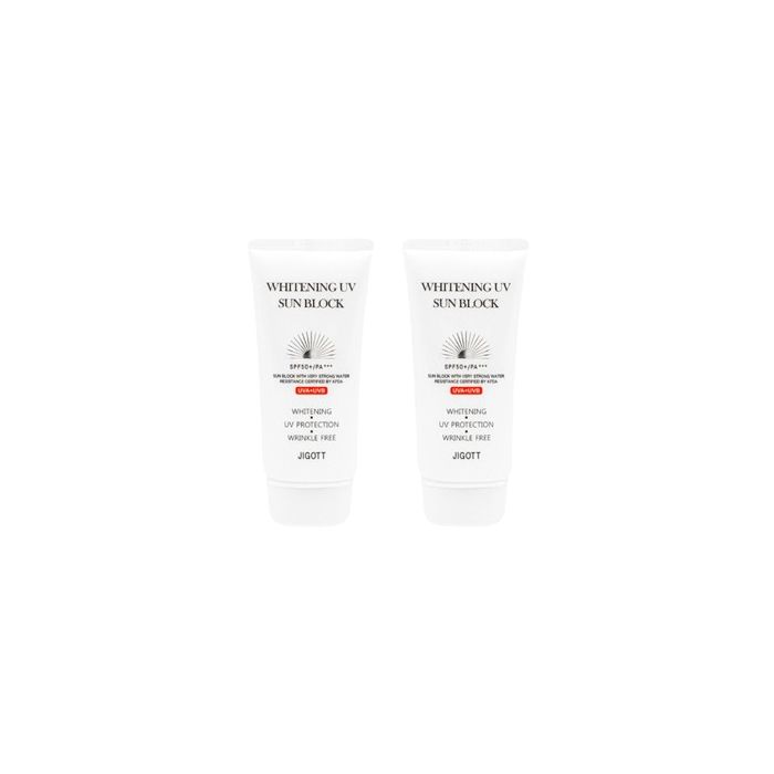 JIGOTT Whitening UV Sun Block SPF 50+/PA+++ (2ea) Set