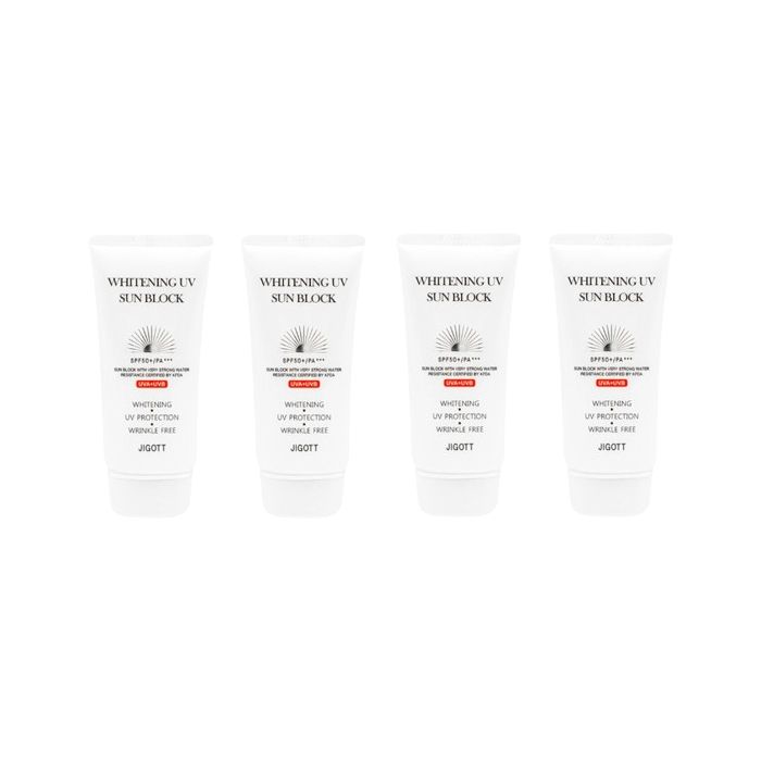 JIGOTT Whitening UV Sun Block SPF 50+/PA+++ (4ea) Set