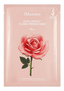 JM Solution Glow Luminous Flower Firming Sheet Mask Rose