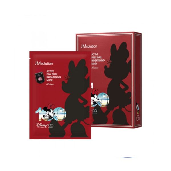 JMsolution Active Pink Snail Brightening Mask Prime (Disney 100 Edition) - 10pcs