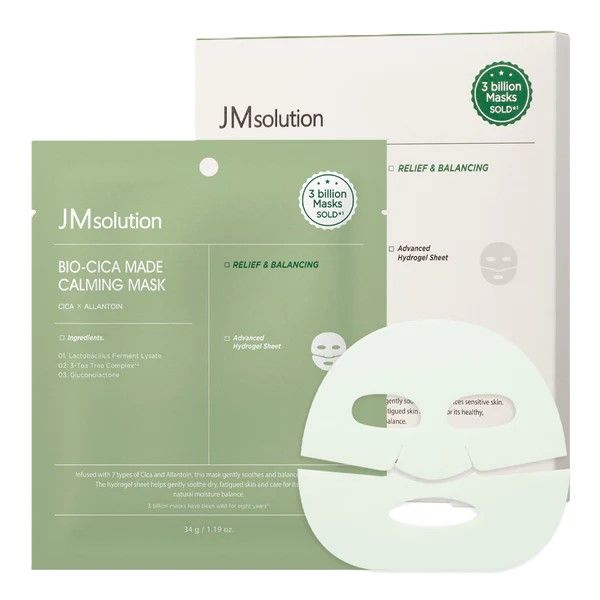 JMsolution Bio-Cica Made Calming Mask - 34g / 4ea