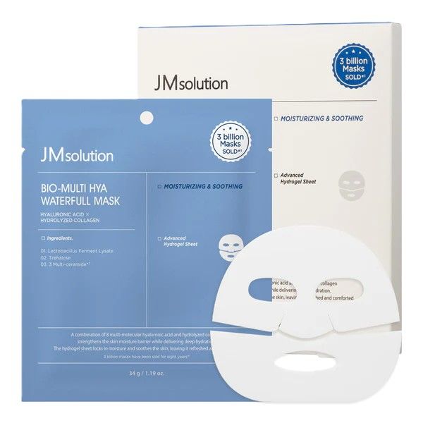 JMsolution Bio-Multi Hya Waterfull Mask - 34g / 4ea