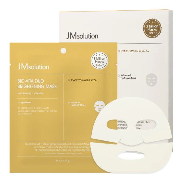 JMsolution Bio-Vita Duo Brightening Mask - 34g / 4ea