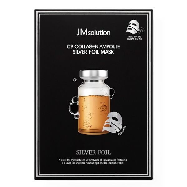 JMsolution C9 Collagen Ampoule Silver Foil Mask - 10pcs