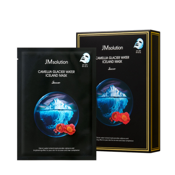 JMsolution Camellia Glacier Water Iceland Mask Snow - 10pcs