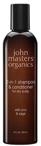 John Masters Organics 2 In 1 Shampoo & Conditioner For Dry Scalp With Zinc & Sage