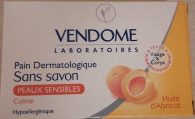Pain dermatologique sans savon à l'huile d'abricot