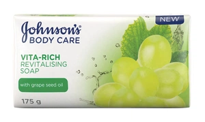 Johnson & Johnsons Body Care Vita-Rich Revitalising Soap With Grapeseed Oil