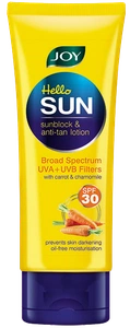 Joy Hello Sun Sunblock And Anti Tan Lotion