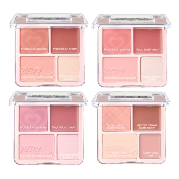 Judydoll 2 in 1 Blush Highlight Palette - 10g