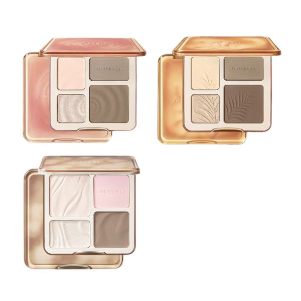 Judydoll 2 In 1 Highlighter Contour Palette - 9g