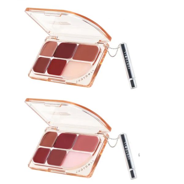 Judydoll 6-Color Multi-Use Lip Palette - 9g