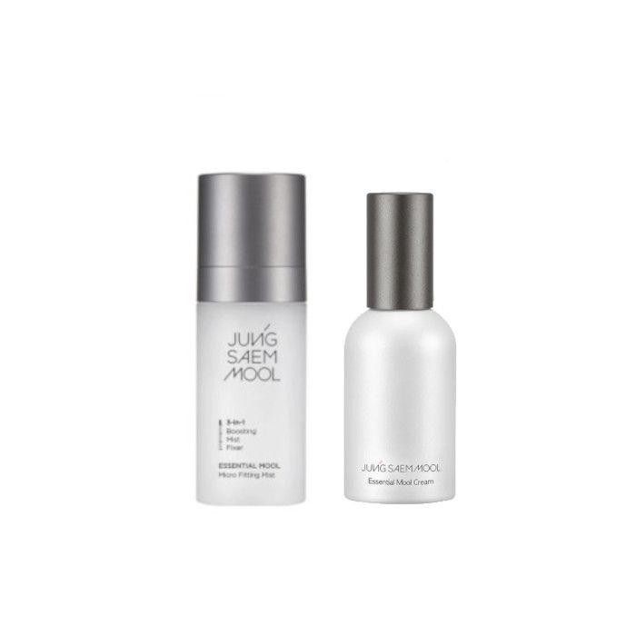 JUNGSAEMMOOL Essential Mool Micro Fitting Mist - 55ml (1ea) + Essential Mool Cream - 30ml (1ea) Set