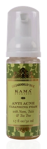KAMA AYURVEDA Anti Acne Cleansing Foam With Neem, Tulsi & Tea Tree