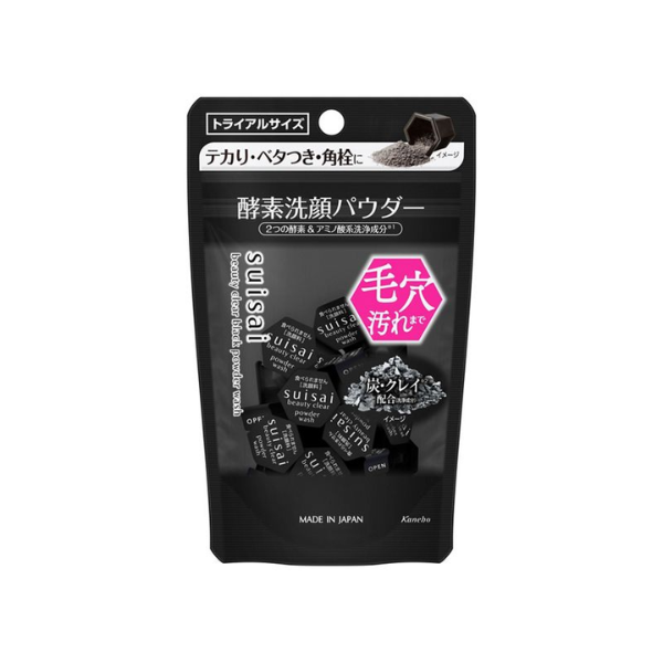 Kanebo Suisai Beauty Clear Black Powder Wash - 0.4g x 15pcs