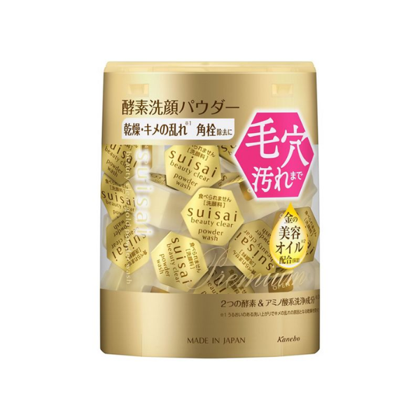 Kanebo Suisai Beauty Clear Gold Powder Wash - 0.4g x 32pcs