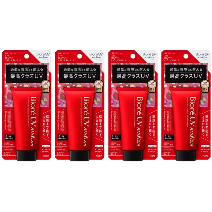 Kao Biore Athlizm Skin Protect Essence SPF 50+ PA++++ - 70g (4ea) Set