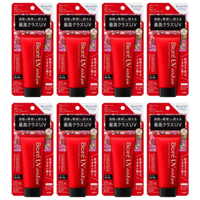 Kao Biore Athlizm Skin Protect Essence SPF 50+ PA++++ - 70g (8ea) Set