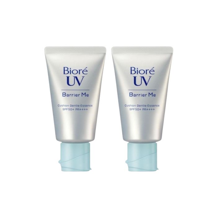 Kao Biore UV Barrier Me Cushion Gentle Essence SPF50+ PA++++ - 60g - 2pcs
