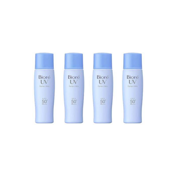 Kao Biore UV Sunscreen Perfect Milk SPF50+ PA++++ - 40ml - 4pcs
