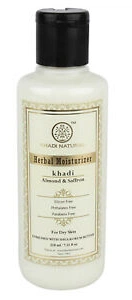 Khadi Natural Almond And Saffron Herbal Moisturizer