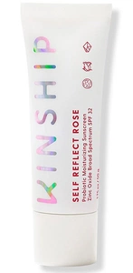 Kinship Self Reflect Rose Probiotic Moisturizing Sunscreen Zinc Oxide SPF 32