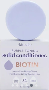 Kitsch Biotin Purple Toning Solid Conditioner Bar