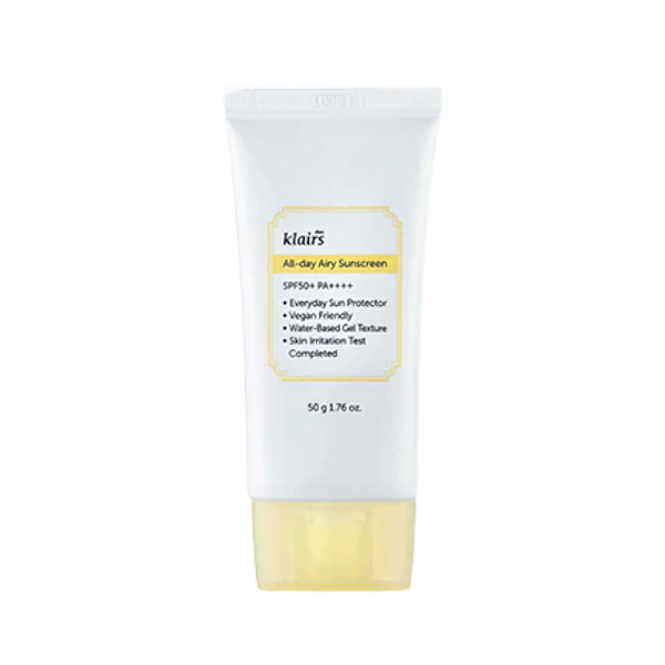 Klairs All-day Airy Sunscreen SPF50+ PA++++ - 50g