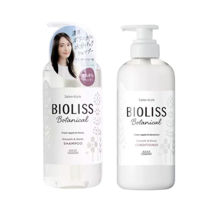 Kose Bioliss Botanical Smooth & Sleek Shampoo & Conditioner Set
