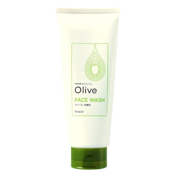 Kracie Naive Botanical Olive Creamy Face Wash - 130g