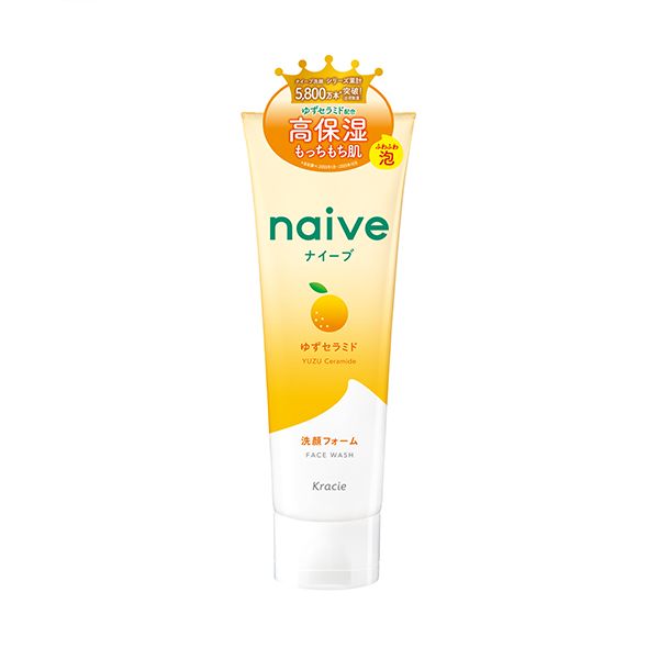 Kracie Naive Cleansing Foam Yuzu Ceramide - 130g