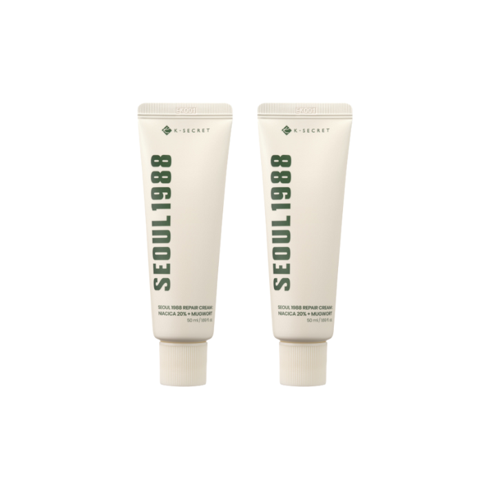 KSECRET SEOUL 1988 Repair Cream : Niacica 20% + Mugwort - 50ml DUO Set