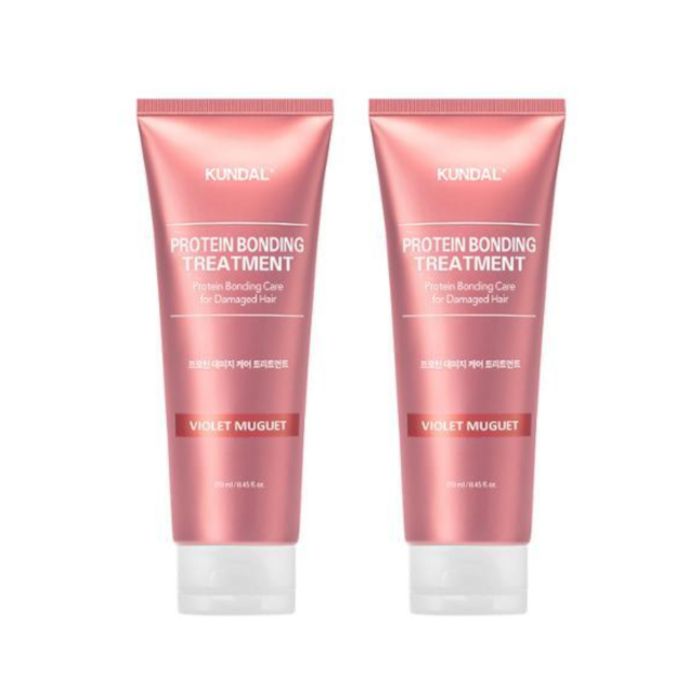KUNDAL Protein Bonding Treatment - Violet Muguet - 250ml DUO Set