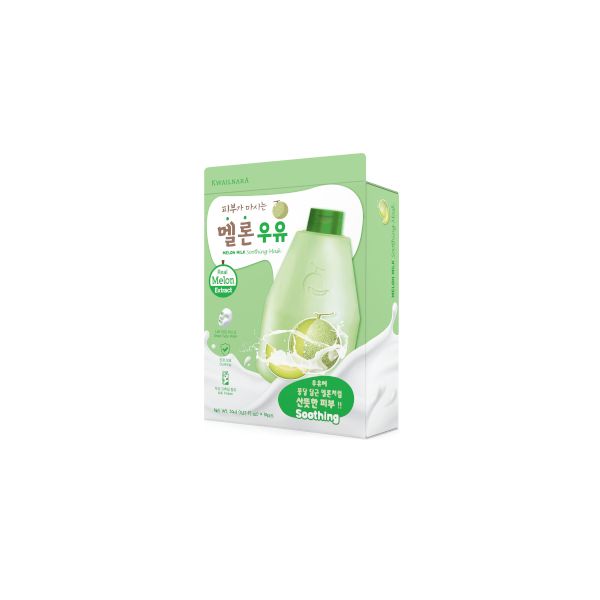 Kwailnara Melon Milk Soothing Mask - 10pcs