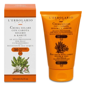 L'Erbolario Crema Solare Con Carota Spf 30
