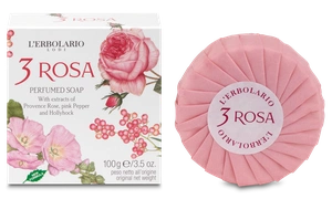 L'Erbolario Profumed Soap 3 Roses