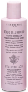 L'Erbolario Rebalancing Beauty Lotion For The Face For Combination And Oily Skin Hyaluronic Acid