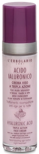L'Erbolario Triple Action Face Cream Night Treatment Hyaluronic Acid