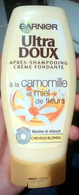 Après-shampooing crème fondante à la camomille et miel de fleurs