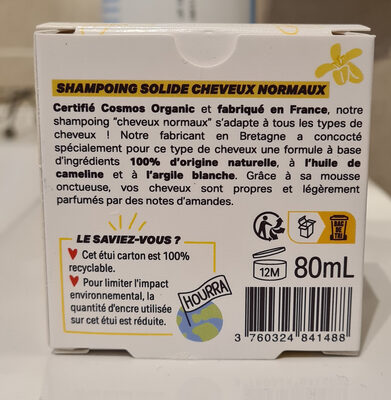 mon shampoing solide