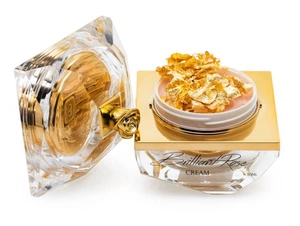 La vie en rose Brilliant Rose Cream With Gold Flakes