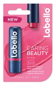 Labello Caring Beauty Pink 2in1 Lip Balm