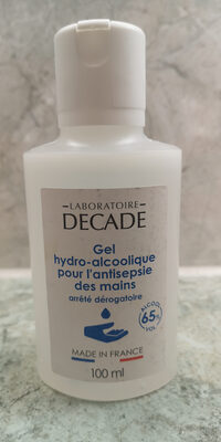 Gel hydro-alcoolique pour l'antisepsie des mains
